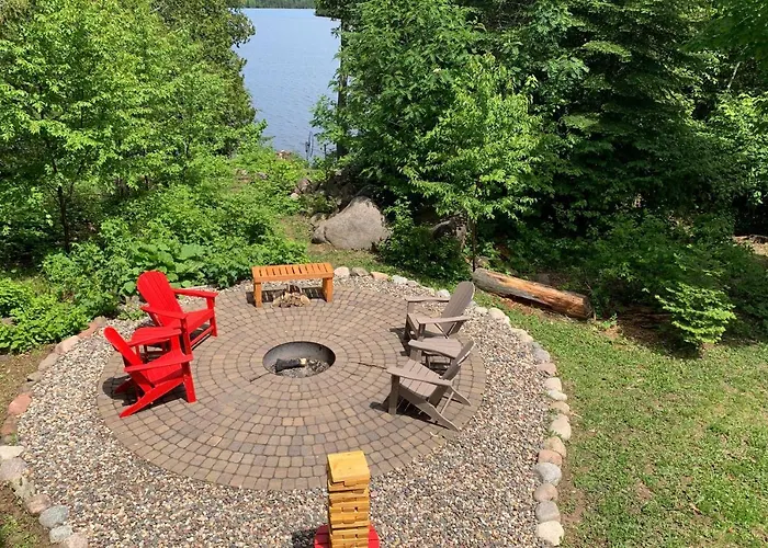 Waterfront Escape On Caribou Lake: Dock + Fire Pit Lutsen