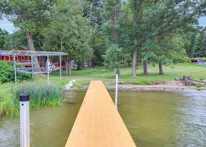 Lakefront Home W/ Private Dock ~ 15 Mi To Walker