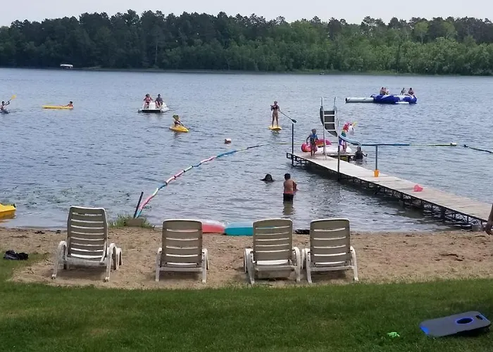 Evergreen Bay Resort Lake Cabin Near Itasca Park Rapids